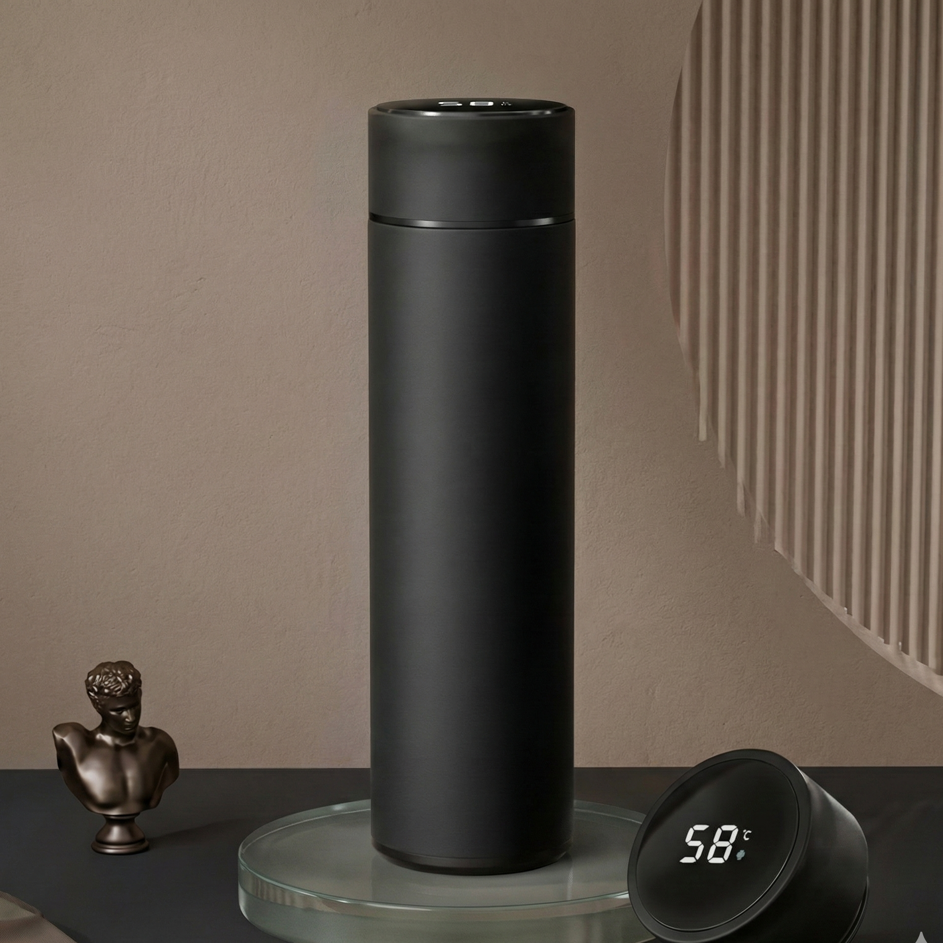 Bouteille isotherme en acier inoxydable à double paroi – 500 ml