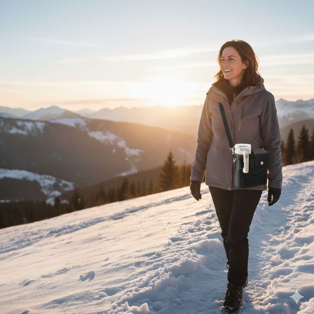Sac de transport pour bouteille grande capacité avec compartiments – cuir PU